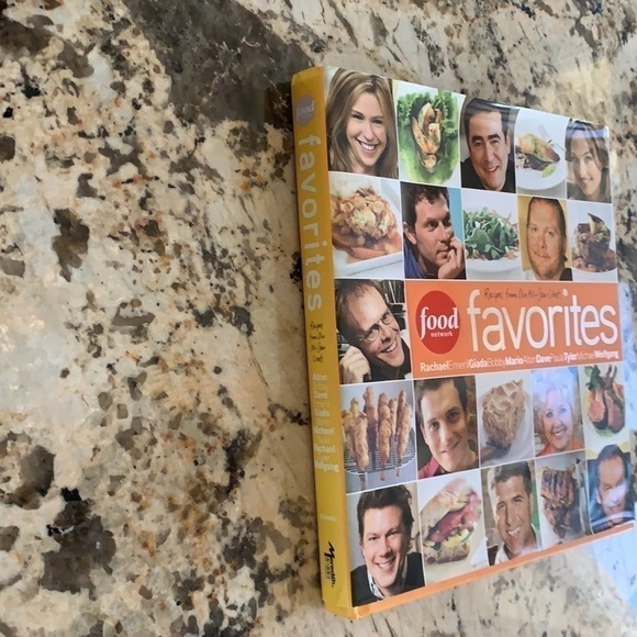Food Network Favorites Recipe Book with oil stain shown - Picture 4 of 10